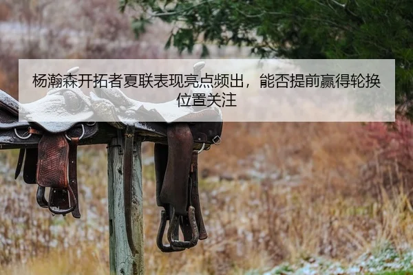 杨瀚森开拓者夏联表现亮点频出，能否提前赢得轮换位置关注 - MAIQIU